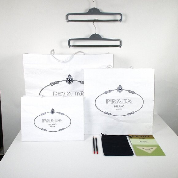 9 PC BUNDLE OF PRADA BAGS & ACCESSORIES - Picture 3 of 16